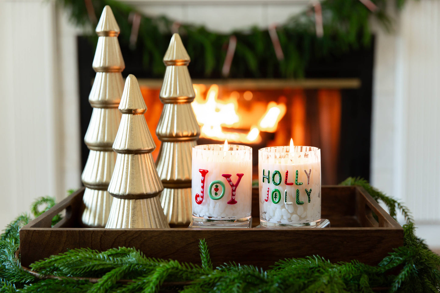 The SOi Company - JOY Holiday Confetti Hand Painted Icon 12oz Candle