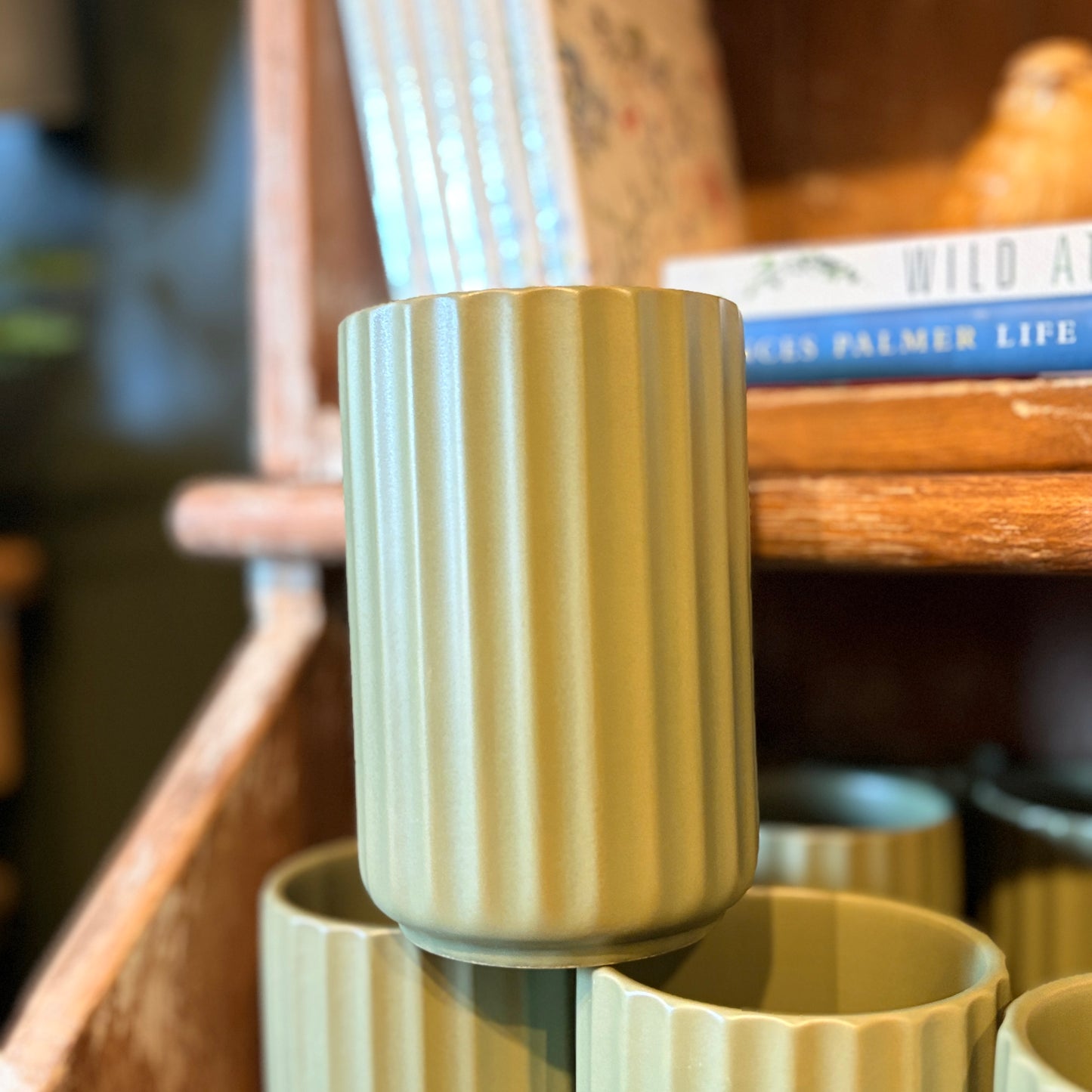 Green Beam Vase