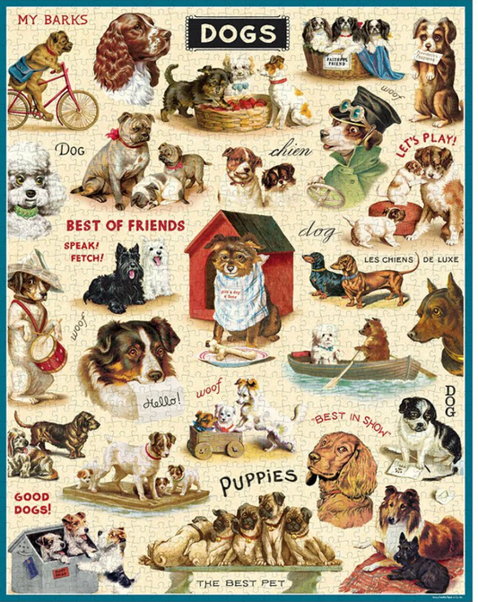 Puzzle - vintage dogs