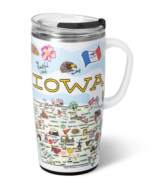 Iowa  Travel Mug 22 oz